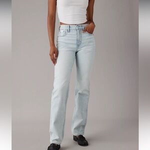 American Eagle Stretch Super High-Rise Straight Jean